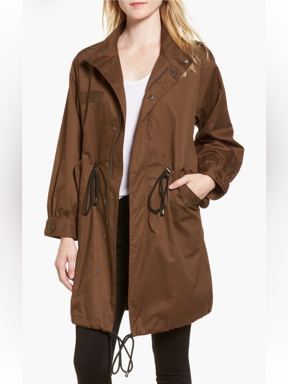 Mural Oversize Military Coat